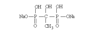 羟基乙叉二膦酸钠(HEDP·Na)结构式