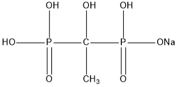 羟基乙叉二膦酸钠(HEDP·Na)结构式
